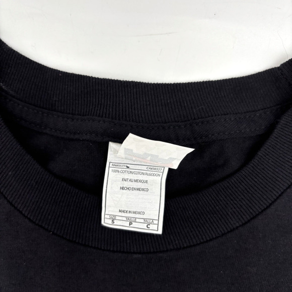 Vintage 90s Alstyle Apparel Black Cotton Jack O'lantern Halloween T-shirt Size S - Picture 3 of 9